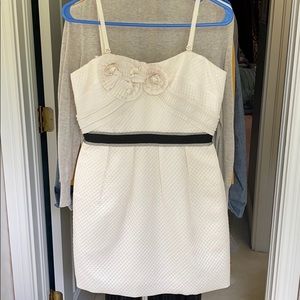 BCBGMaxAzria Black & Cream Clarabel Dress NWT